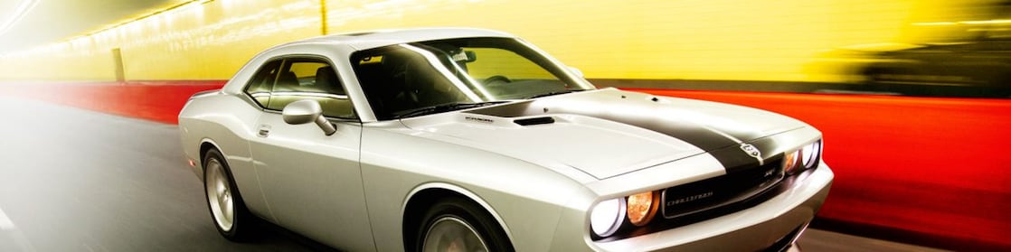 Mustang circulando por un túnel en San Francisco