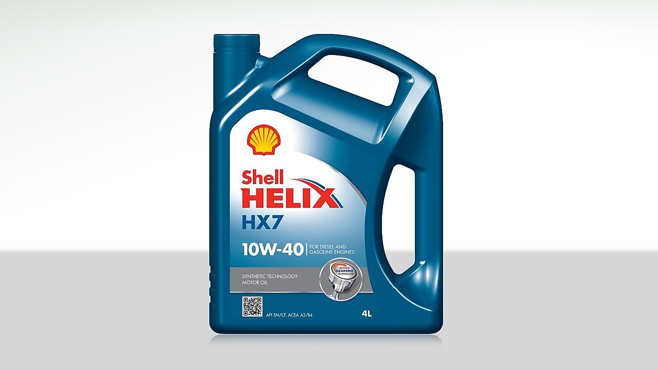 Gama de lubricantes semisintéticos para motor Shell Helix