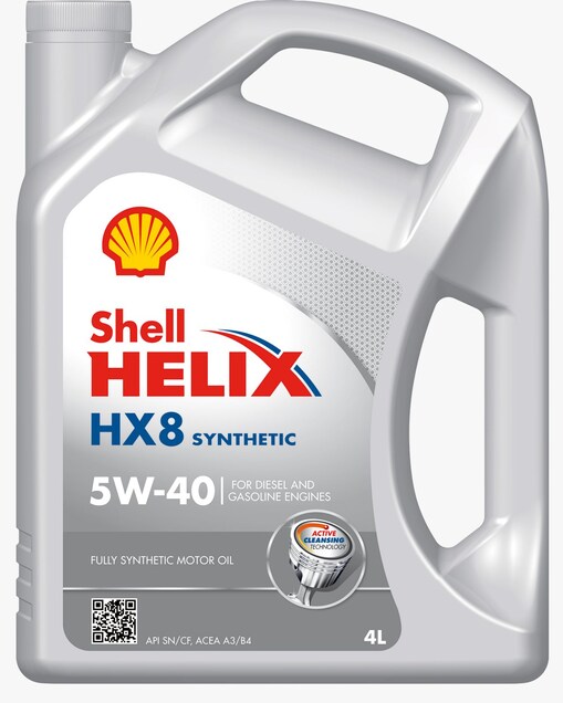 Foto del envase de Shell Helix HX8 Sintético 5W-40