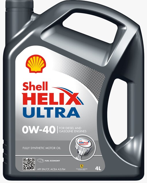 Foto del envase de Shell Helix Ultra 0W-40