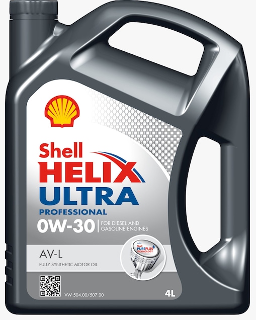 Foto del envase de Shell Helix Ultra Profesional AV-L 0W-30