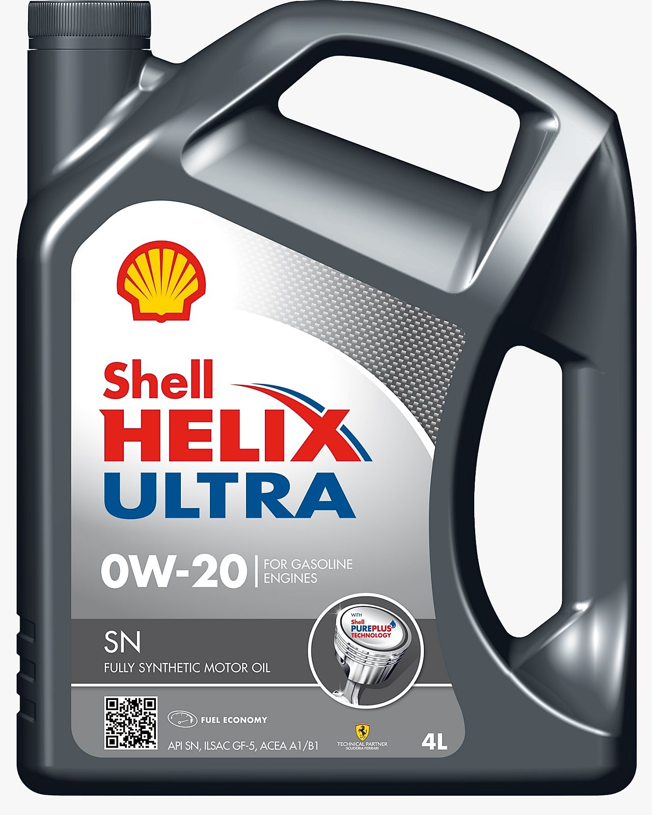 Foto del envase de Shell Helix Ultra SN 0W-20