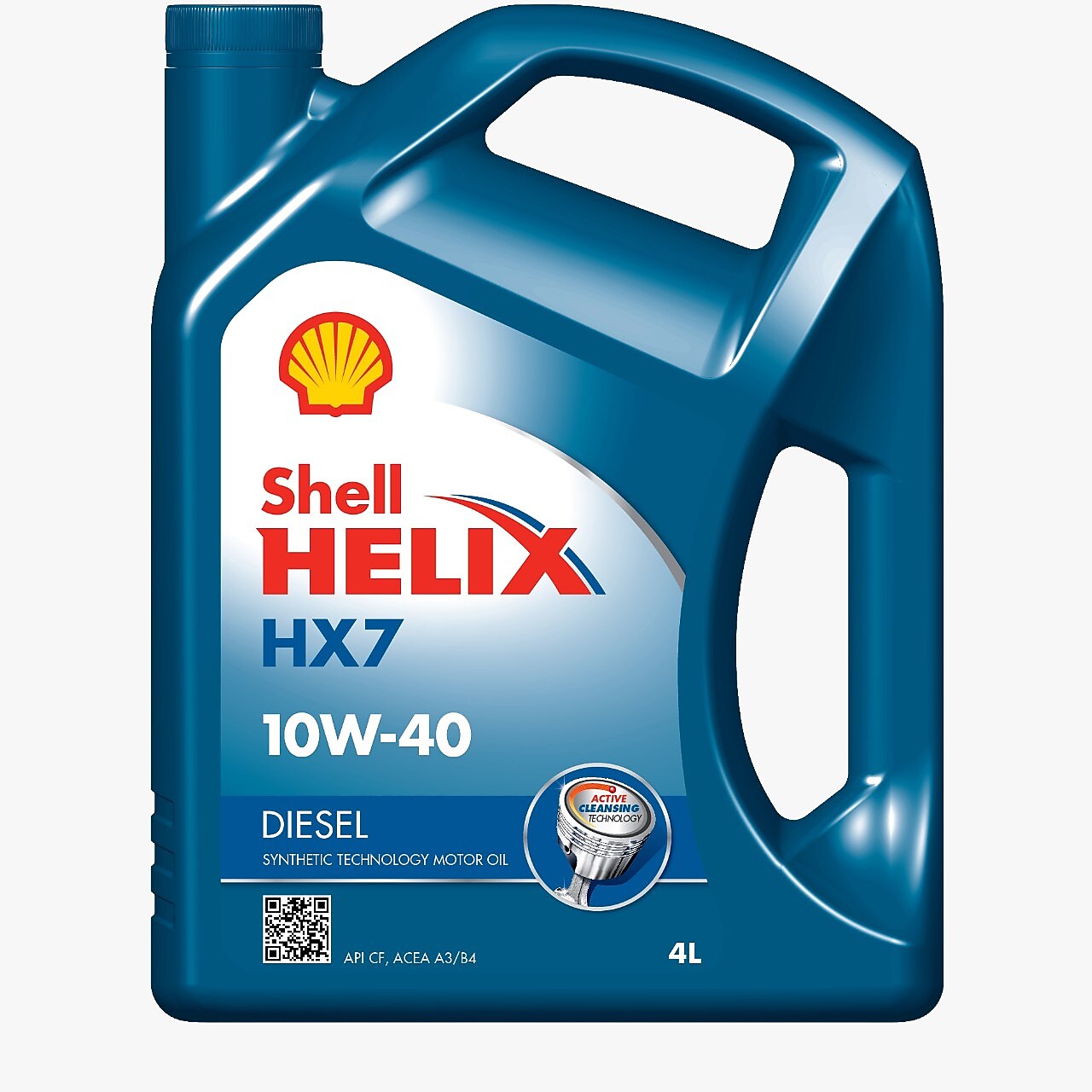 Un envase de Shell Helix HX7 Diesel 10W-30