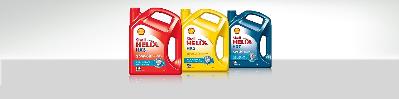 Gama de lubricantes Shell Helix Alto kilometraje