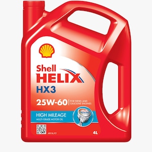 Foto del envase de Shell Helix HX3 25W-60