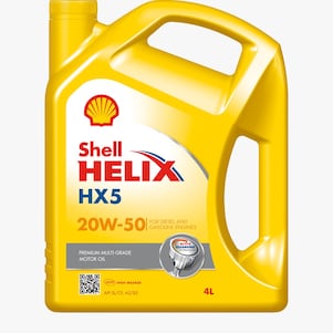 Foto del envase de Shell Helix HX5 20W-50