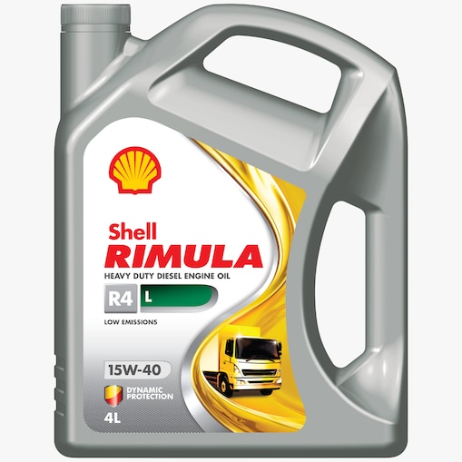 Foto del envase de Shell Rimula R4 L